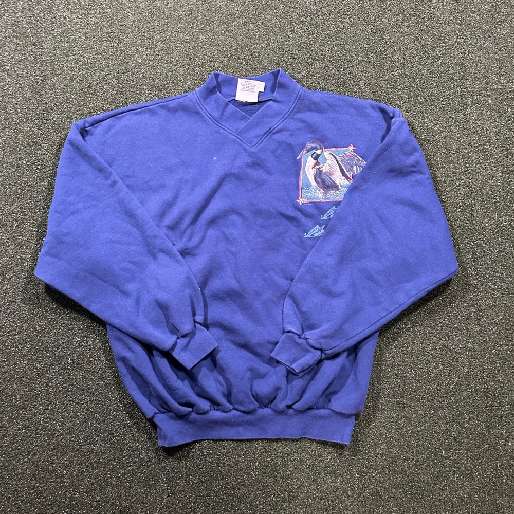 Vintage Nature Blue Crewneck Sweatshirt